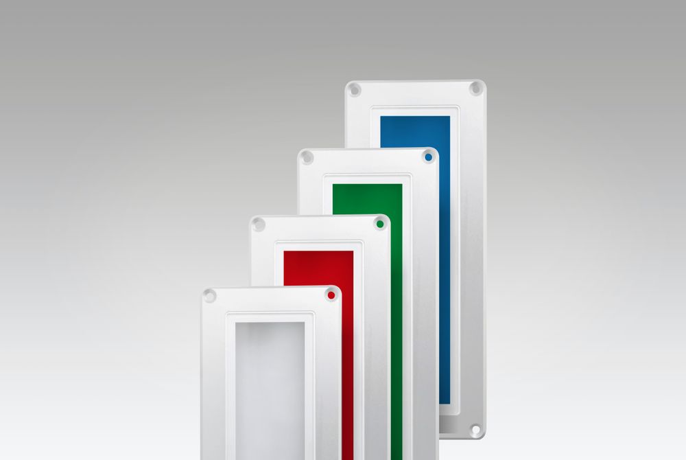 Multi Color Einbauleuchte 110x280